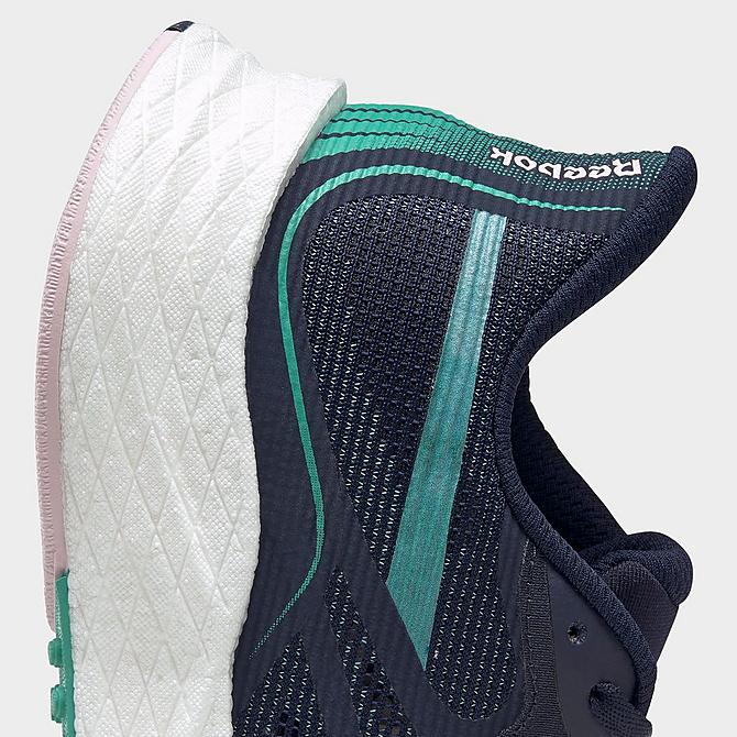 Front view of Women's Reebok Floatride Energy 3 Running Shoes in Vector Navy/Future Teal/Ftwr White Click to zoom