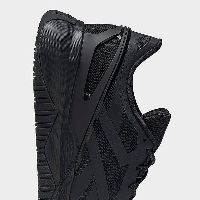 Front view of Men's Reebok Nanoflex TR Training Shoes in Core Black/True Grey 8/Core Black Click to zoom