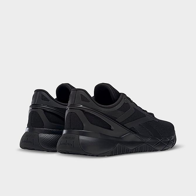 Left view of Men's Reebok Nanoflex TR Training Shoes in Core Black/True Grey 8/Core Black Click to zoom