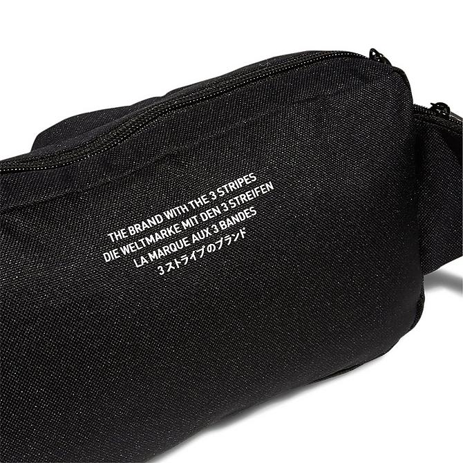 Alternate view of adidas Originals Rectangle Crossbody Bag in Black/White Click to zoom