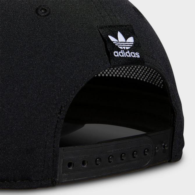 Bottom view of adidas Originals Beacon 5.0 Cap in Black/White Click to zoom