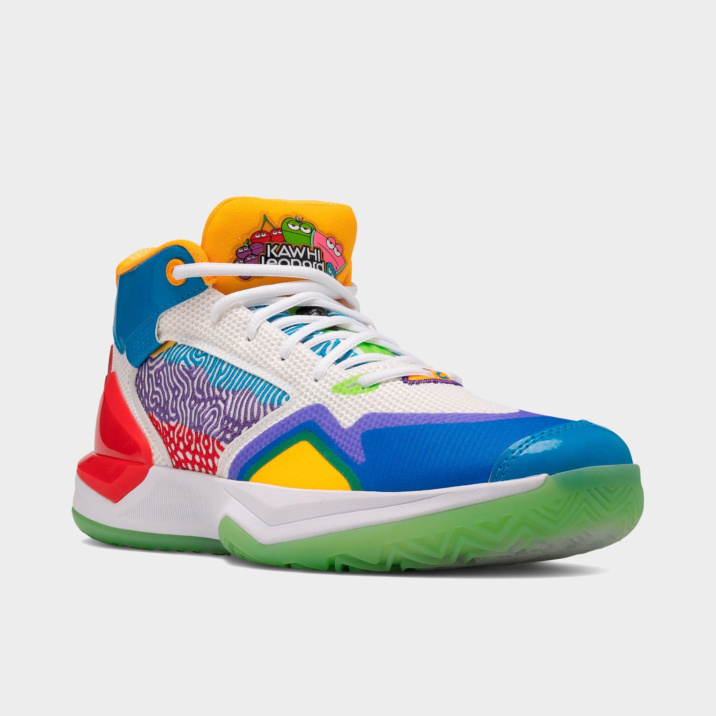 bright color basketball shoes