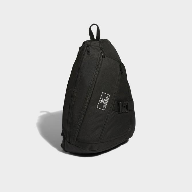 adidas National Sling Backpack - Black, Unisex Lifestyle