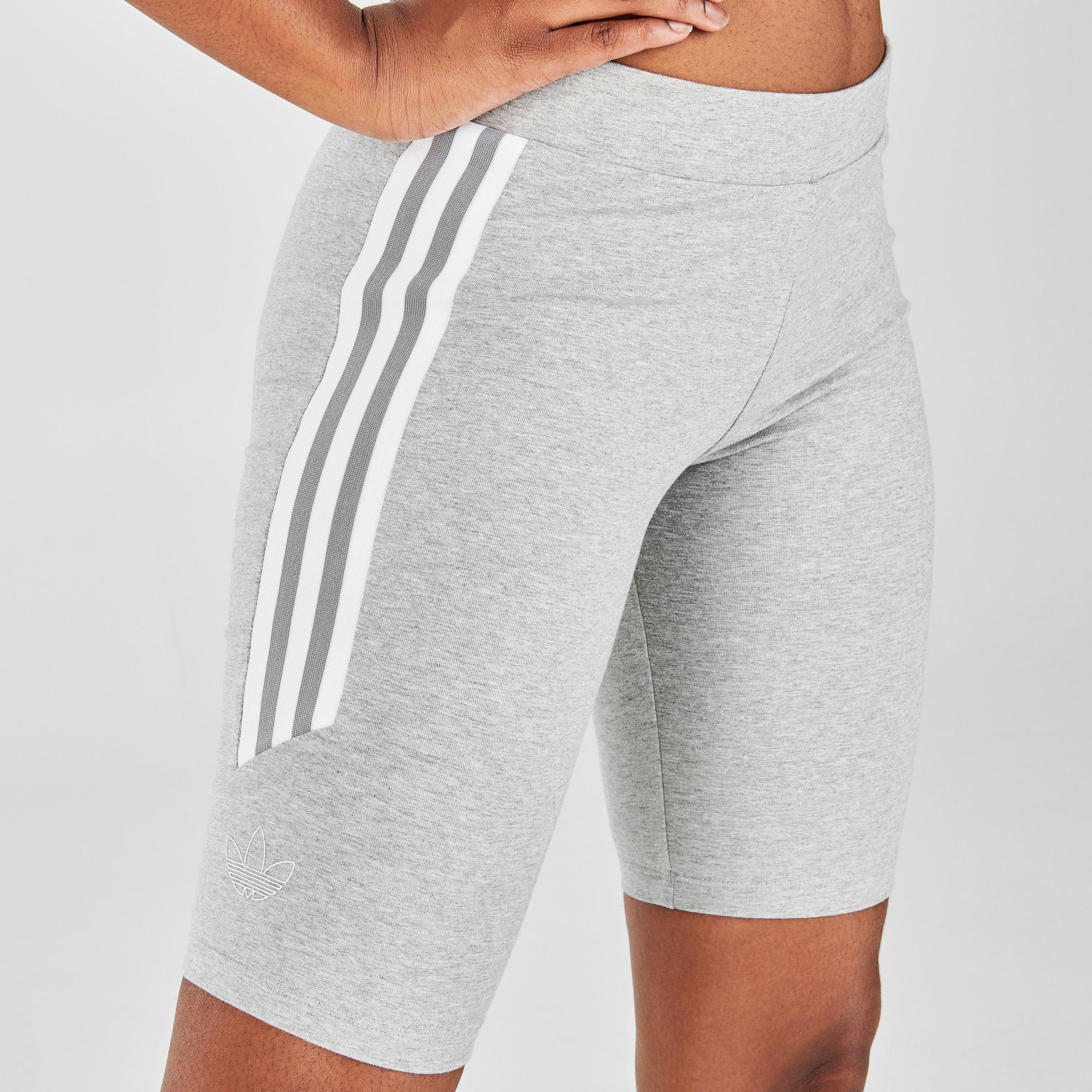 grey adidas cycling shorts