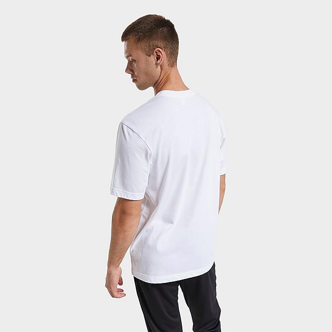 Back Left view of Men's Reebok Classics Pocket Short-Sleeve T-Shirt in White Click to zoom