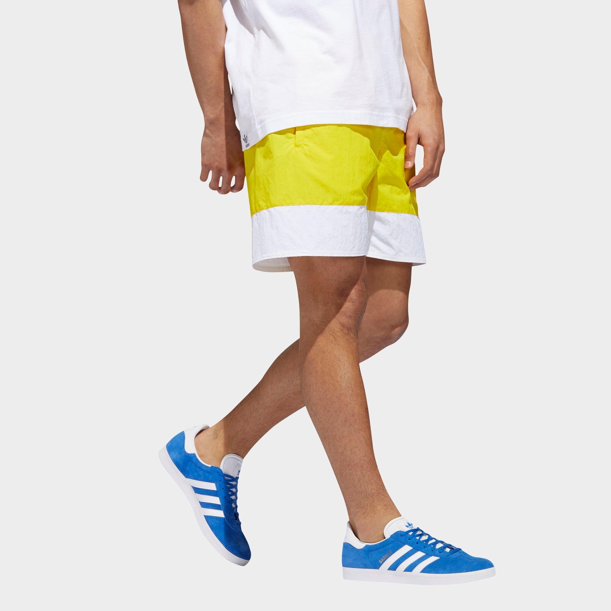 adidas california swim shorts yellow