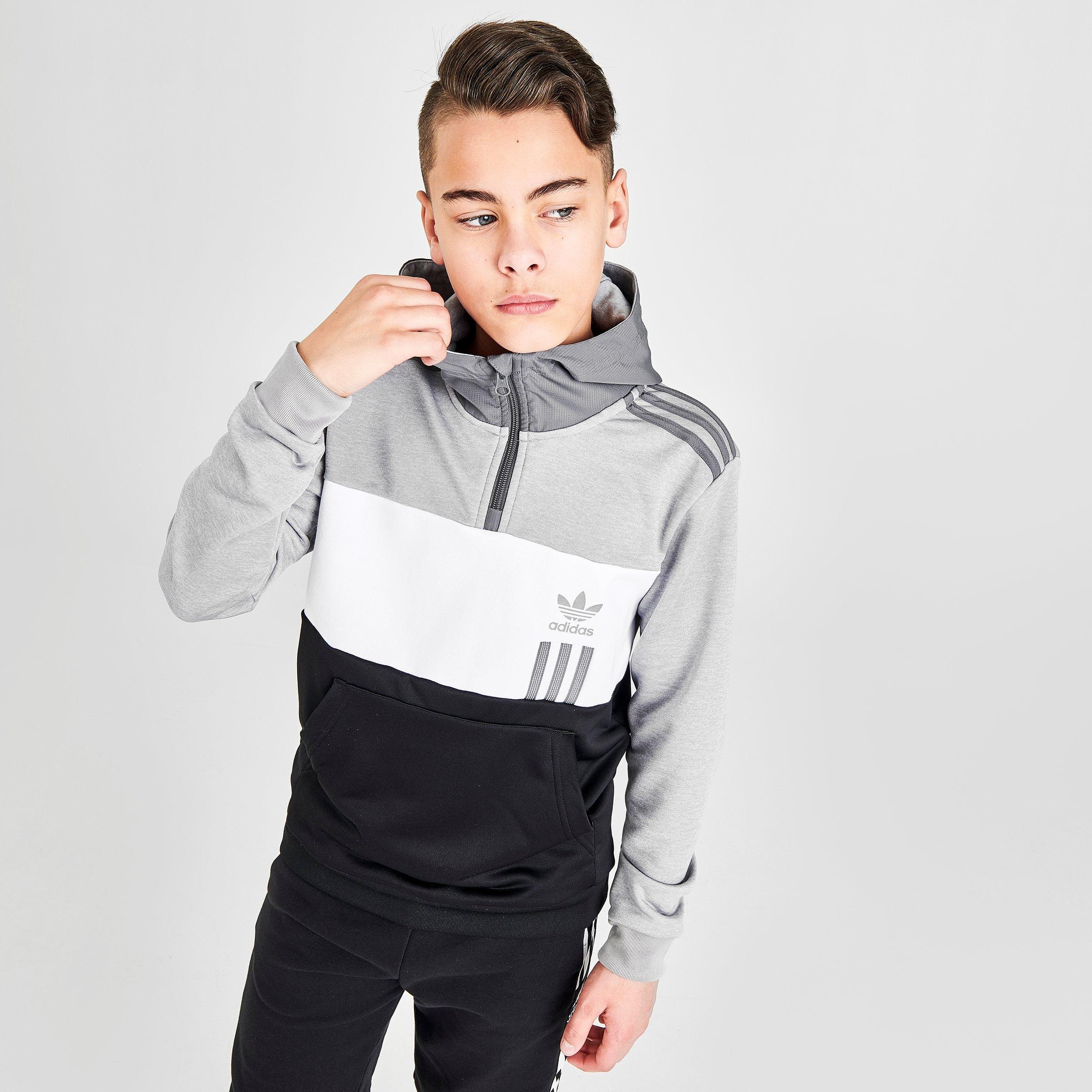 boys half zip hoodie