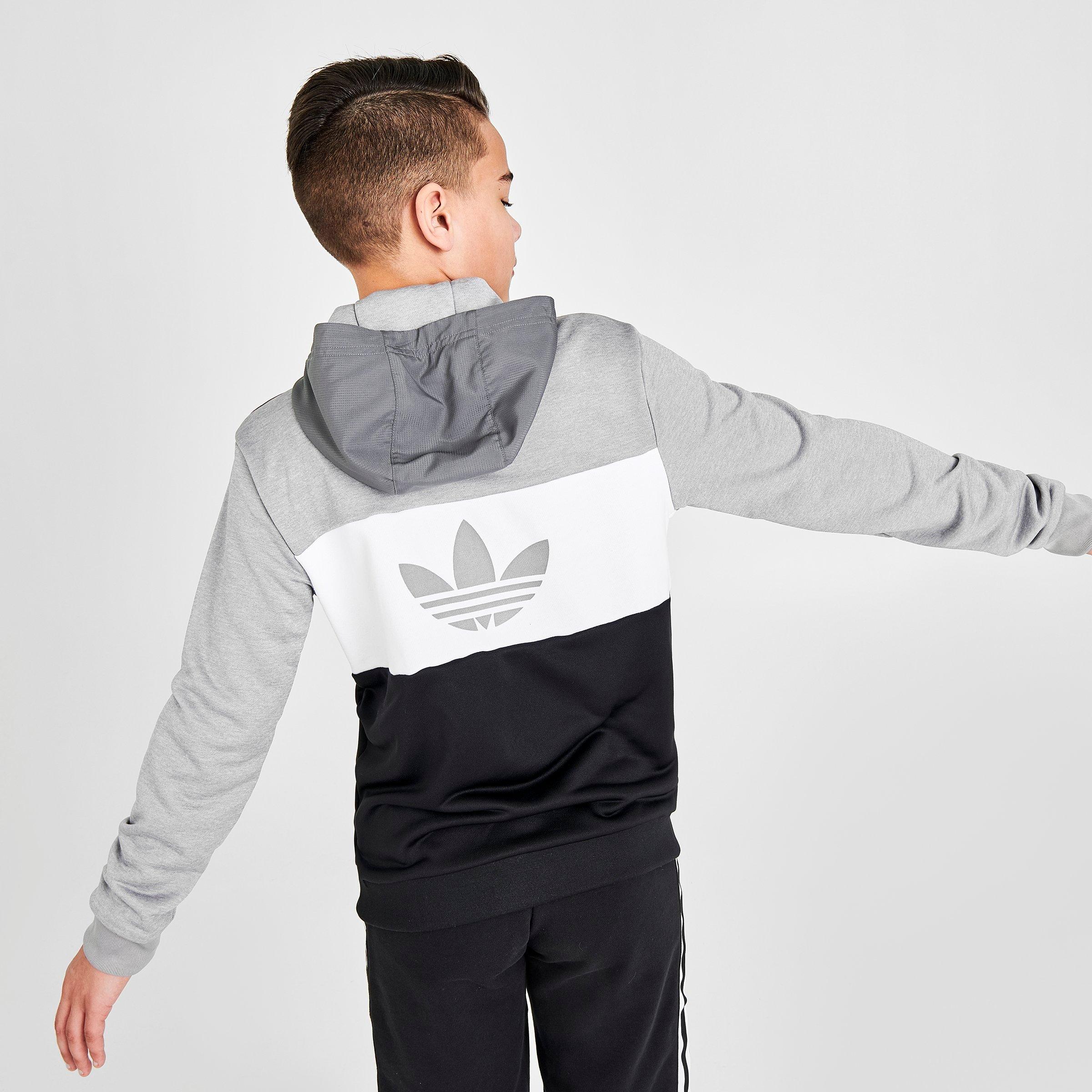 colour blocking hoodie by adidas