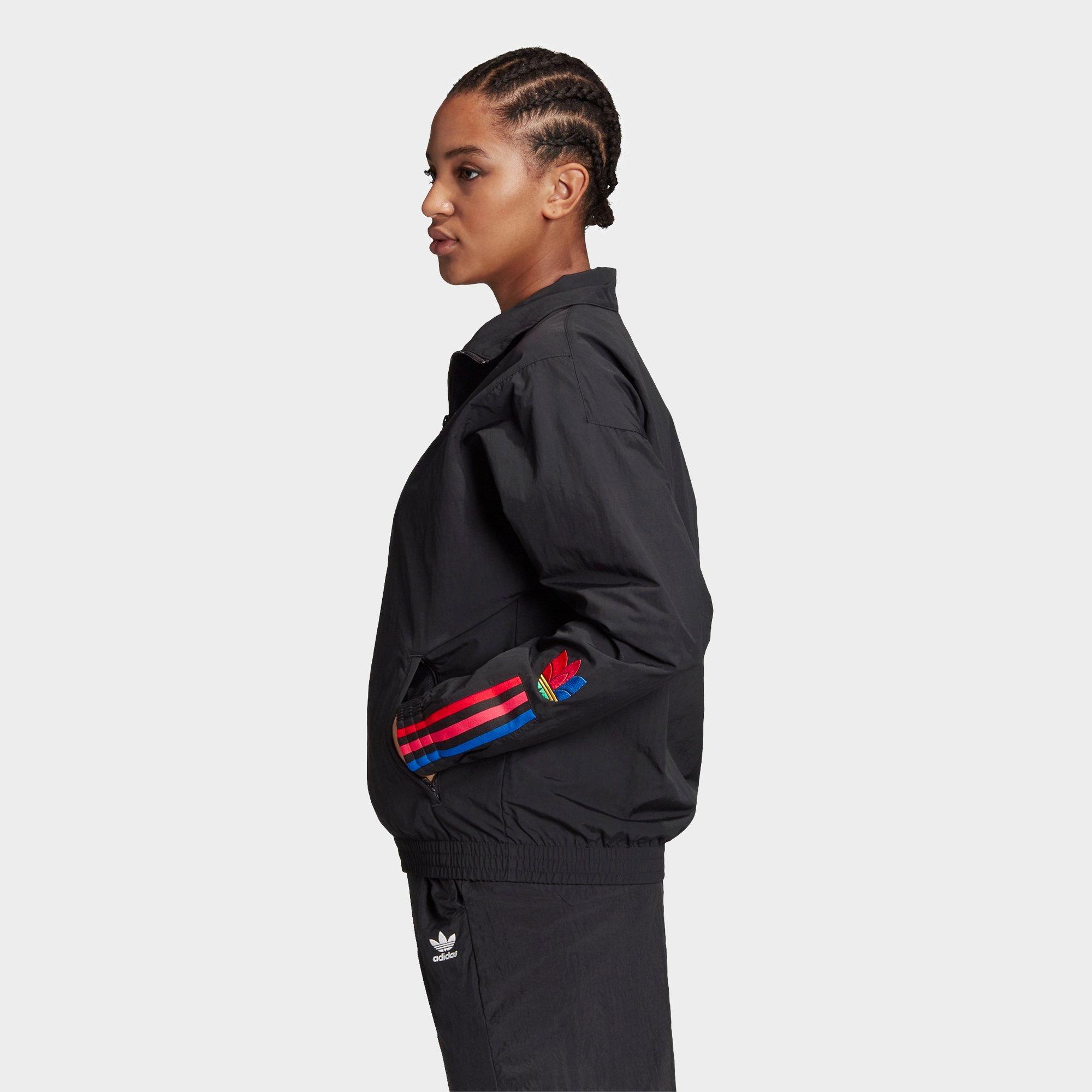 adidas track jacket trefoil