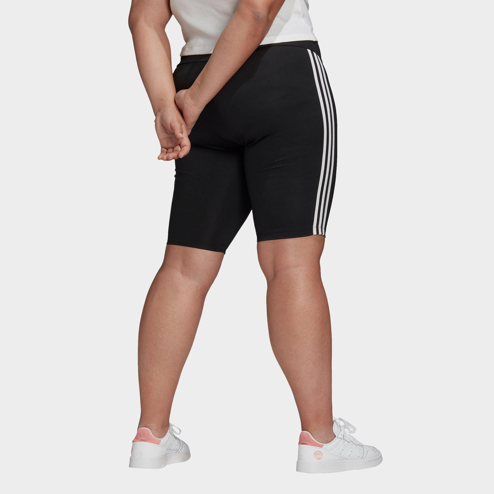 adidas plus size biker shorts