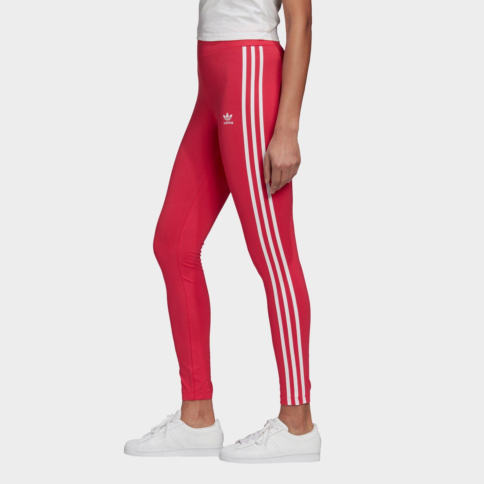 adidas 3 stripe trefoil leggings