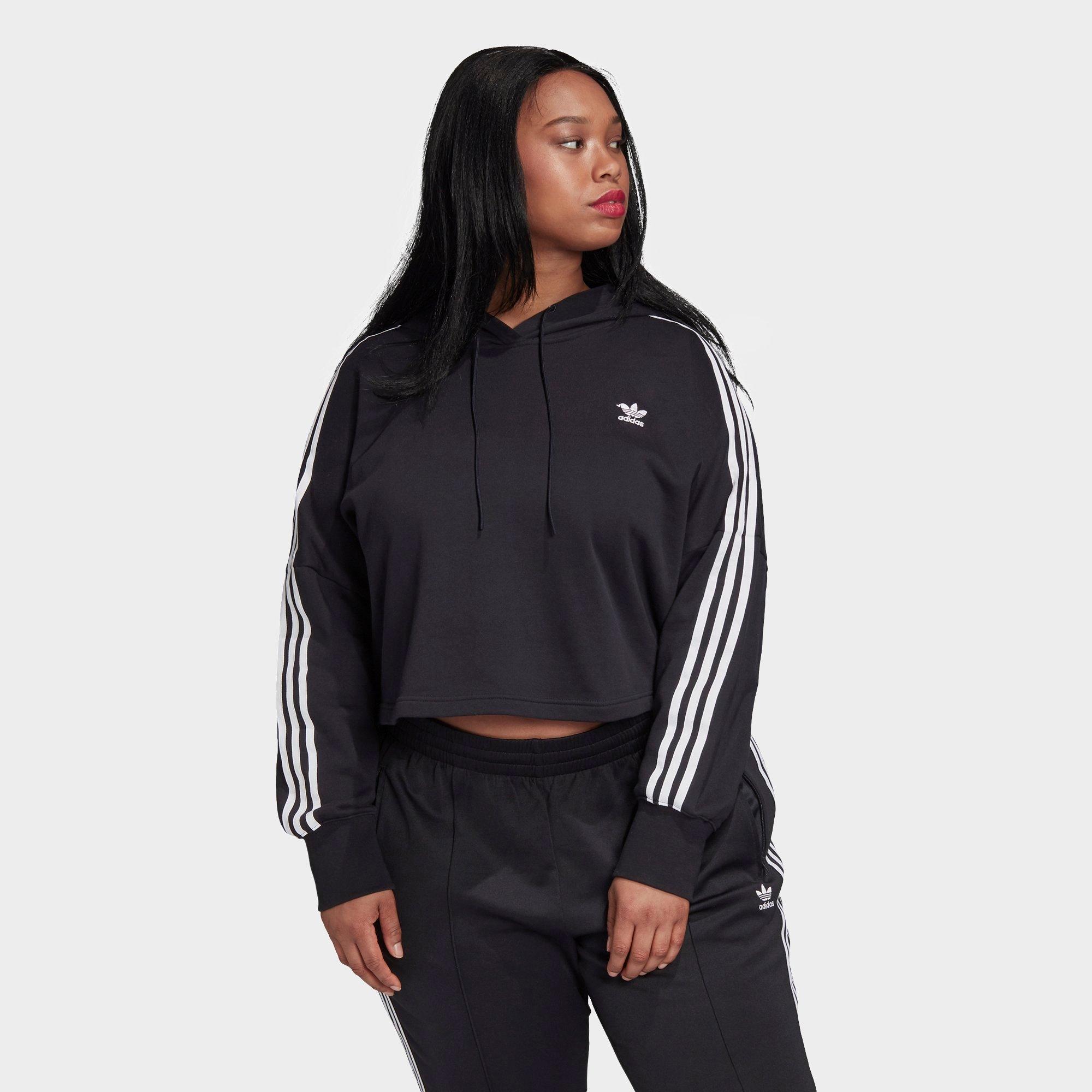 adidas hoodie women's plus size