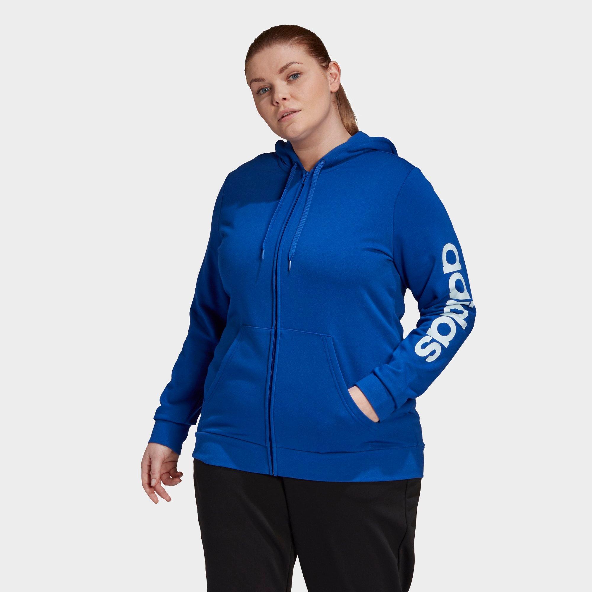 adidas hoodie women's plus size