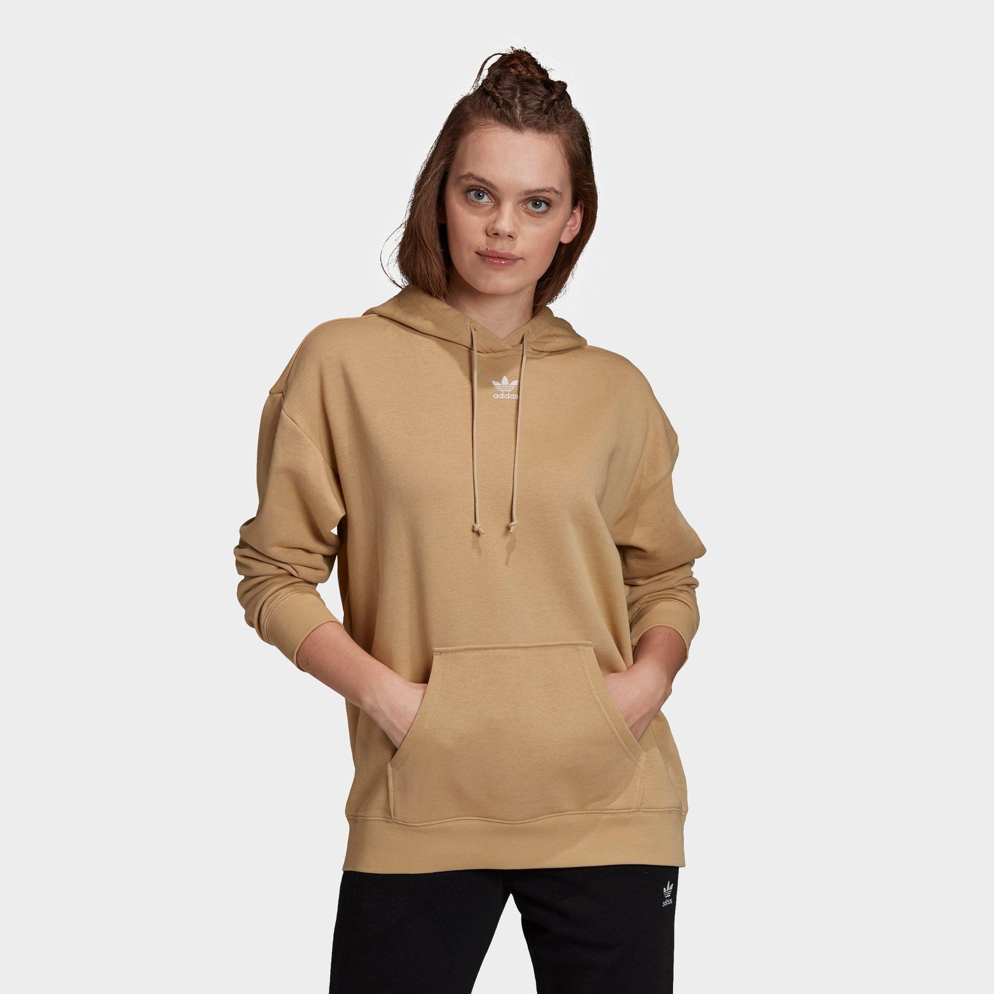 beige adidas hoodie womens