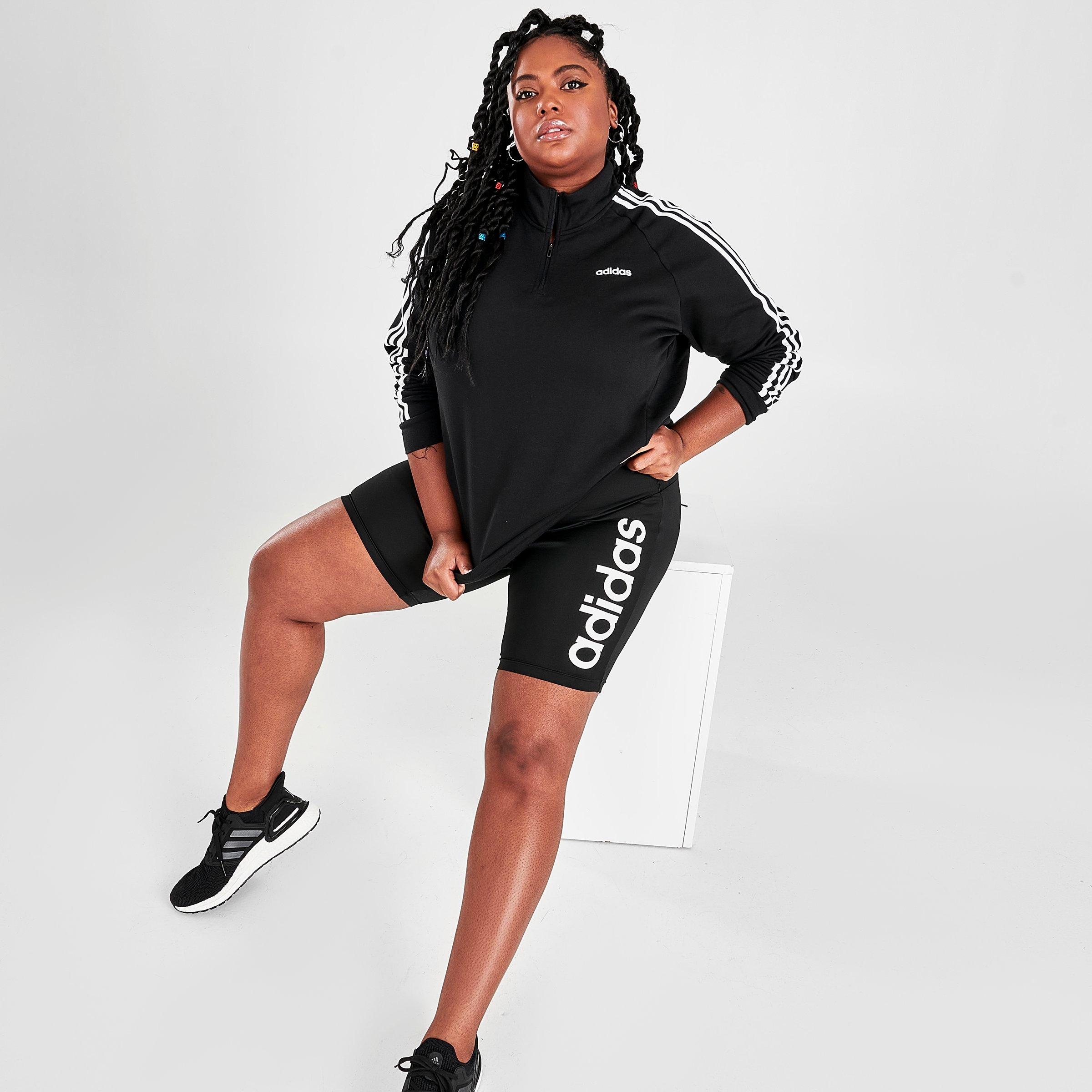 plus size adidas biker shorts