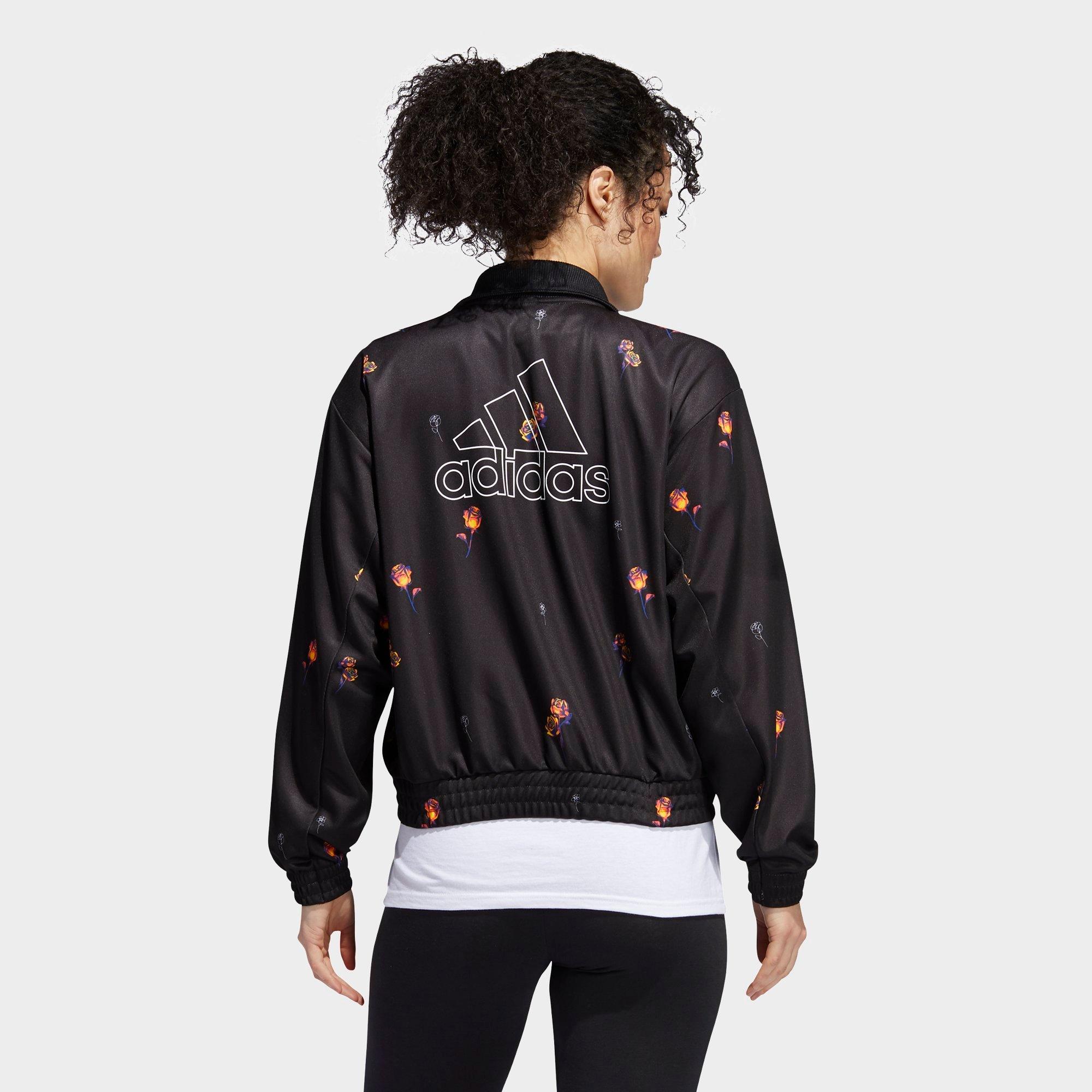 adidas floral track jacket