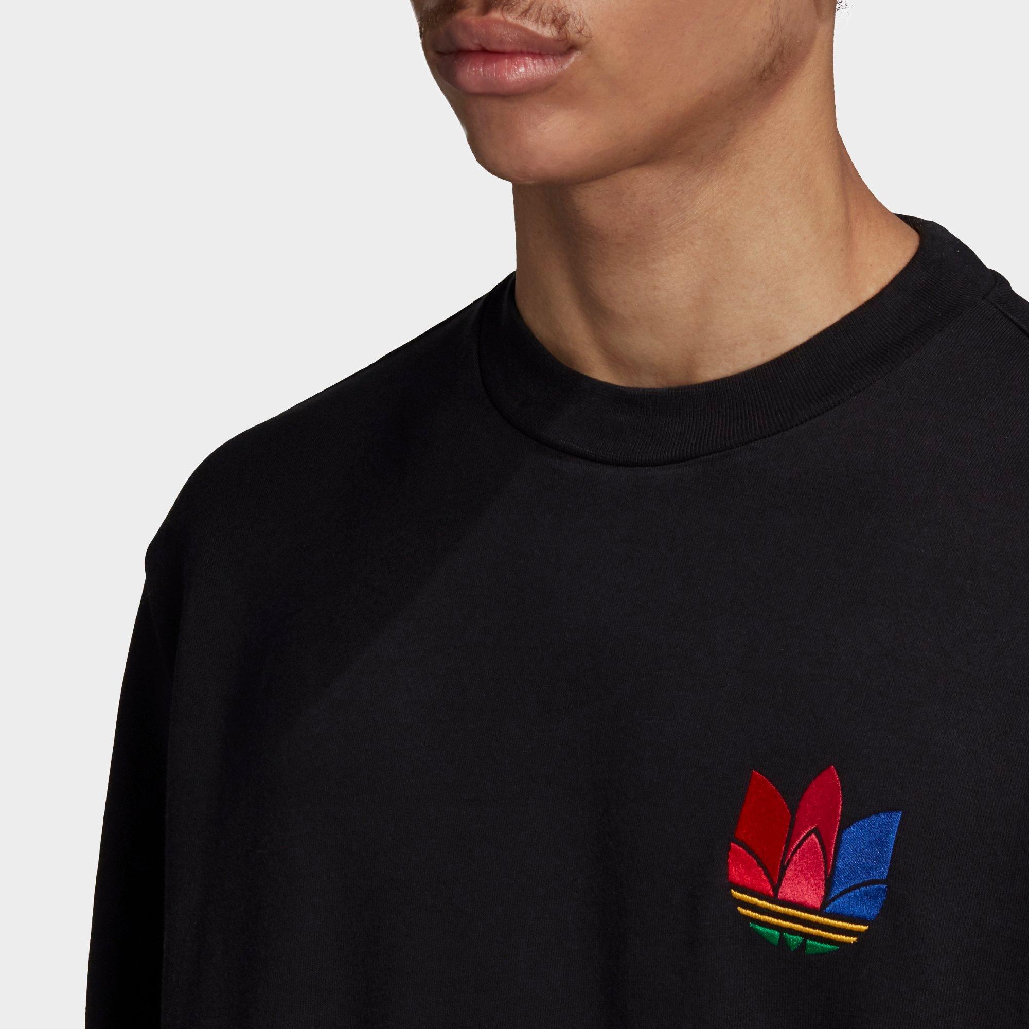 adidas originals box trefoil graphic sweatshirt