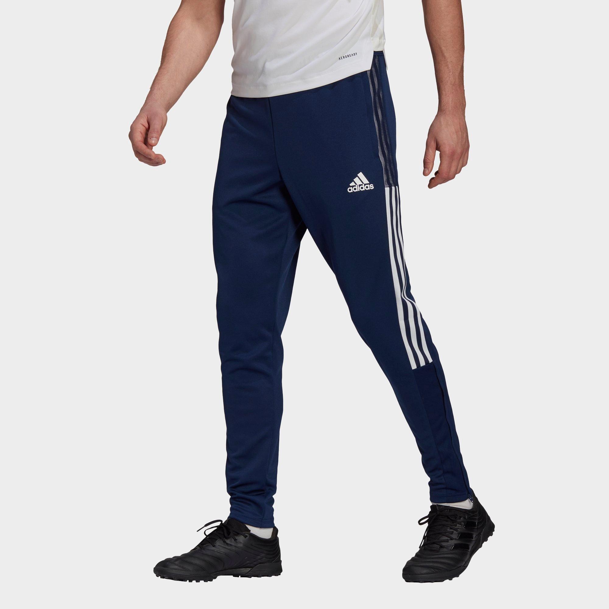 mens blue adidas track pants