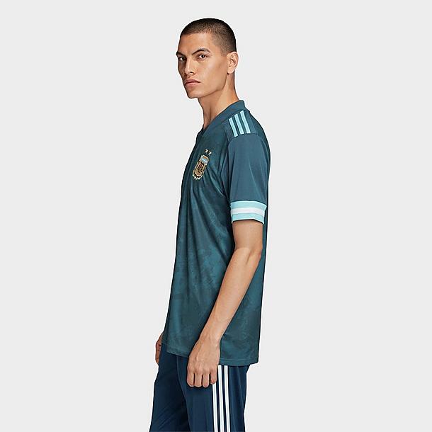 Men's adidas Argentina Away Soccer Jersey| Finish Line Men's adidas Argentina Away Soccer Jersey| Finish Line