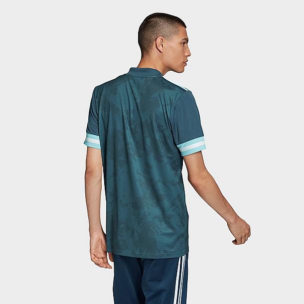 Men's adidas Argentina Away Soccer Jersey| Finish Line Men's adidas Argentina Away Soccer Jersey| Finish Line