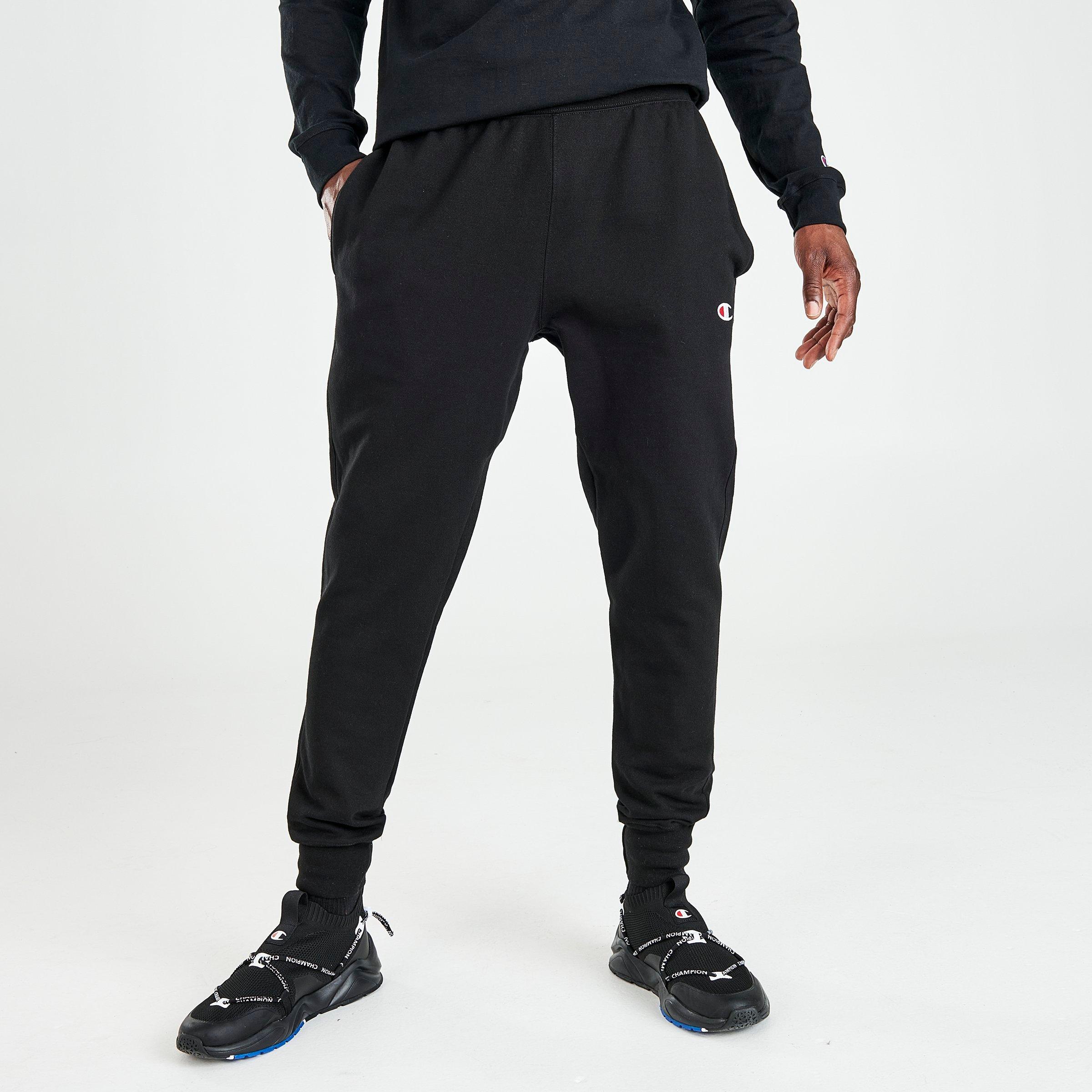 Men S Champion Reverse Weave Small Logo Jogger Pants Finish Line