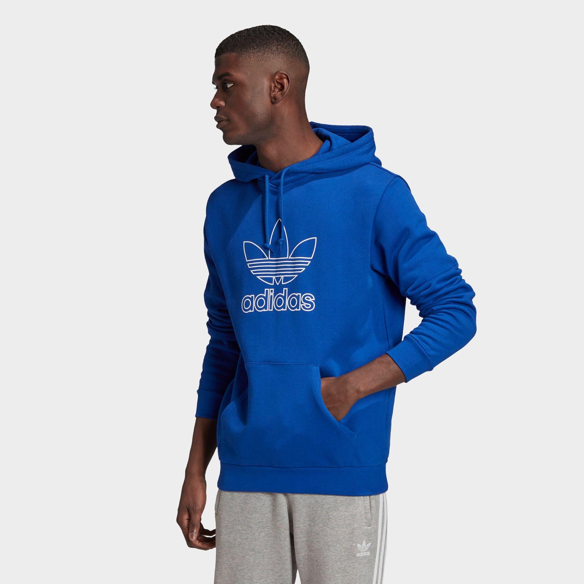 blue trefoil hoodie