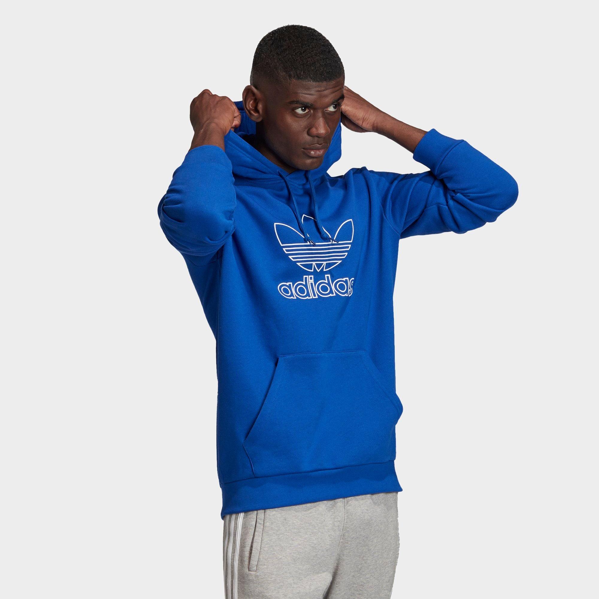 adidas originals blue hoodie