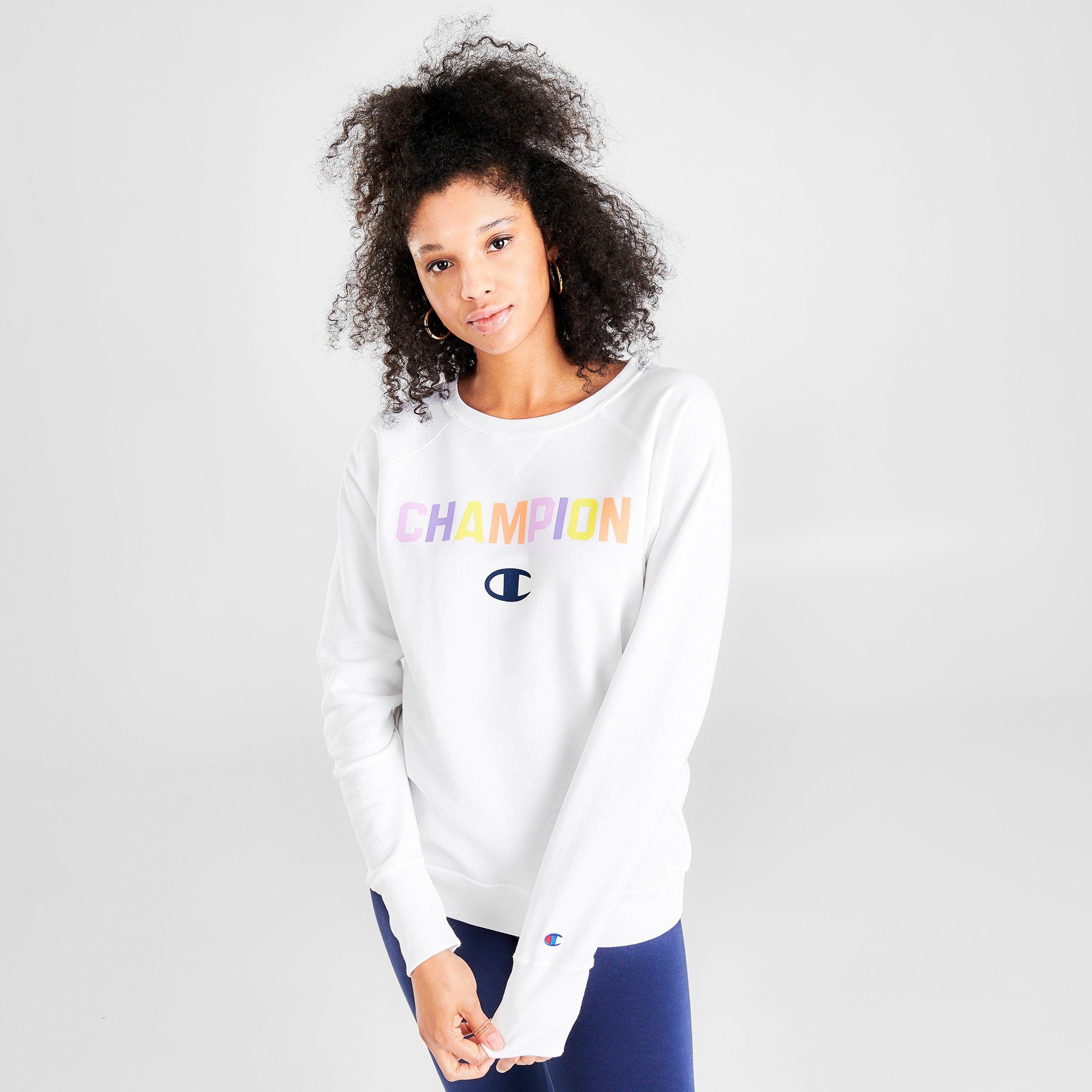 champion powerblend hoodie white