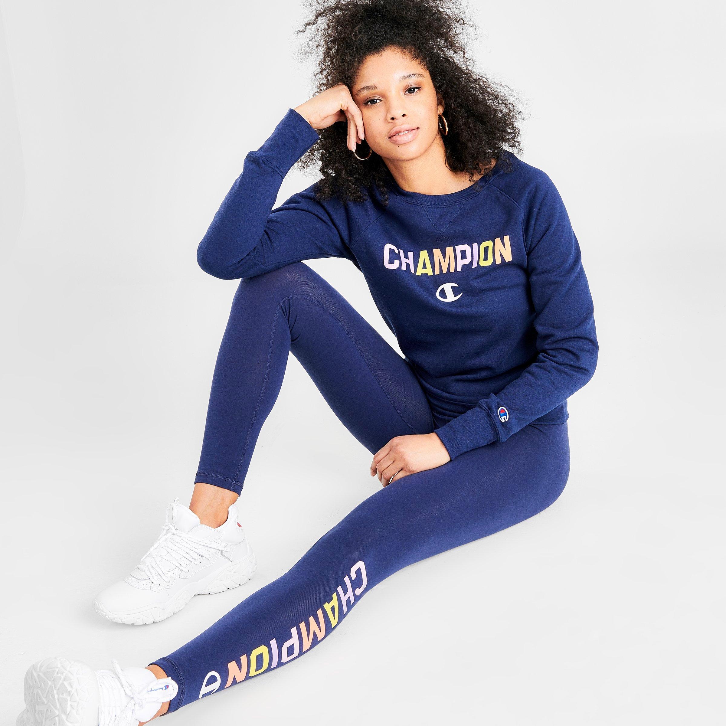 womens blue champion sweatshirt