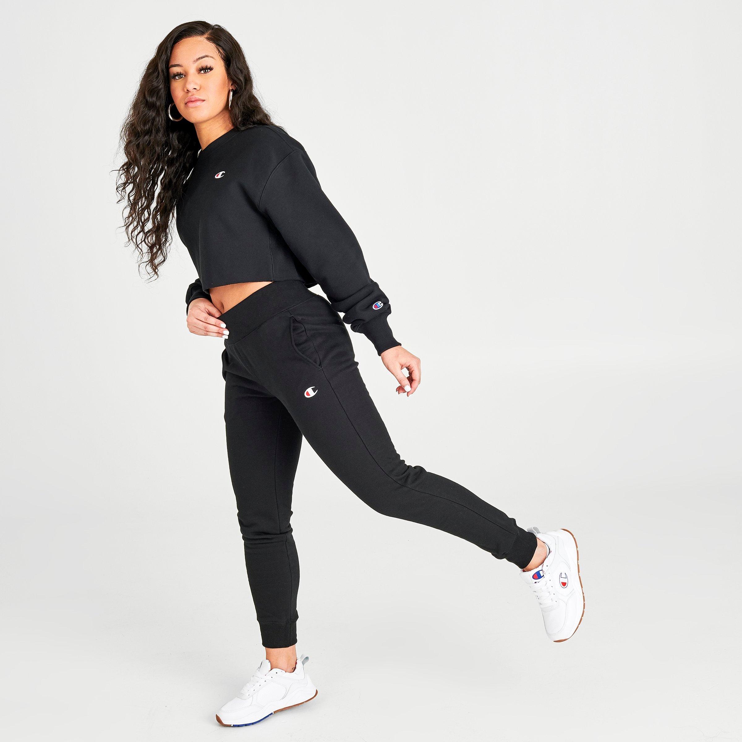 women's champion grey sweatpants