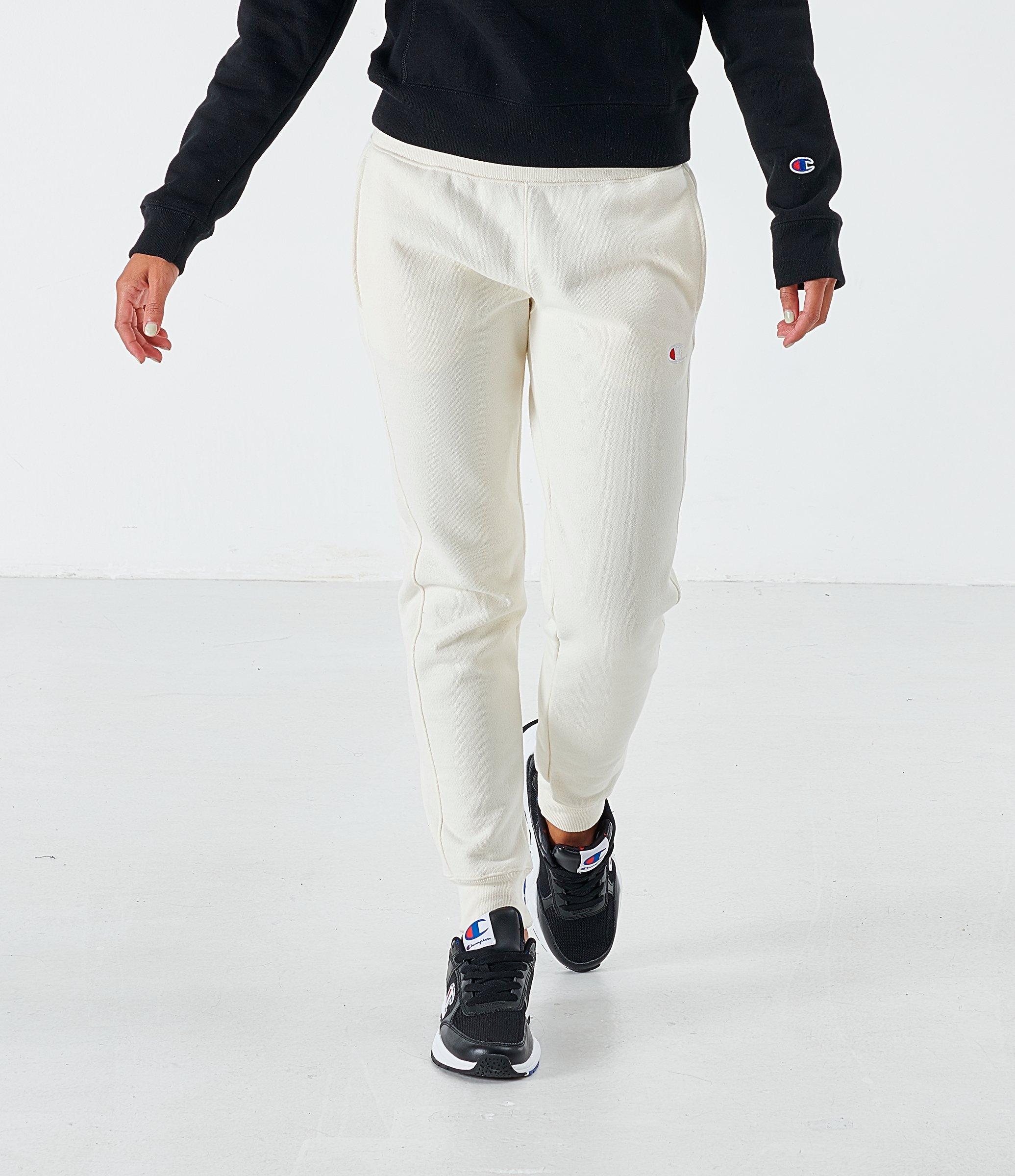 champion reverse weave print black jogger sweatpants