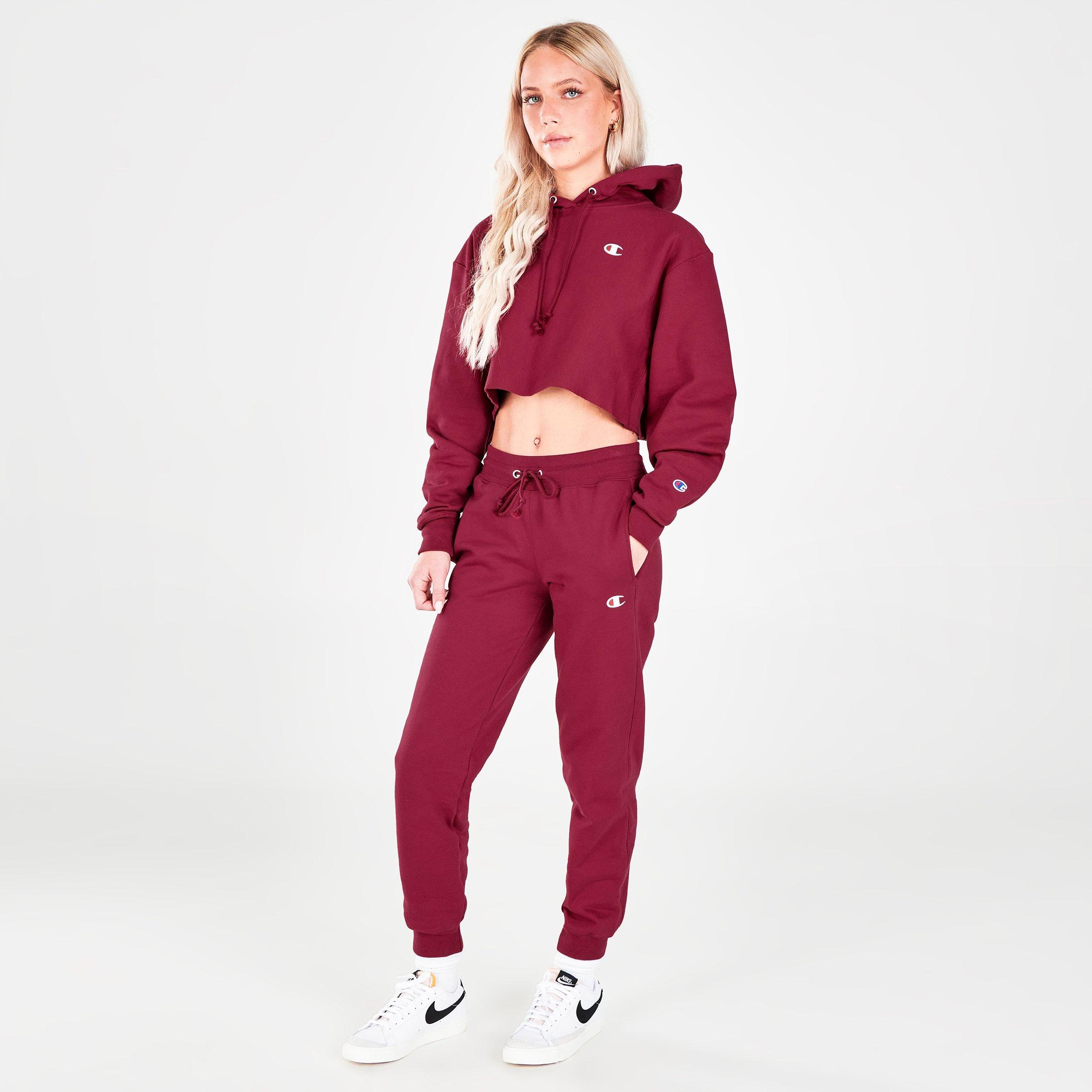 womens reverse weave joggers