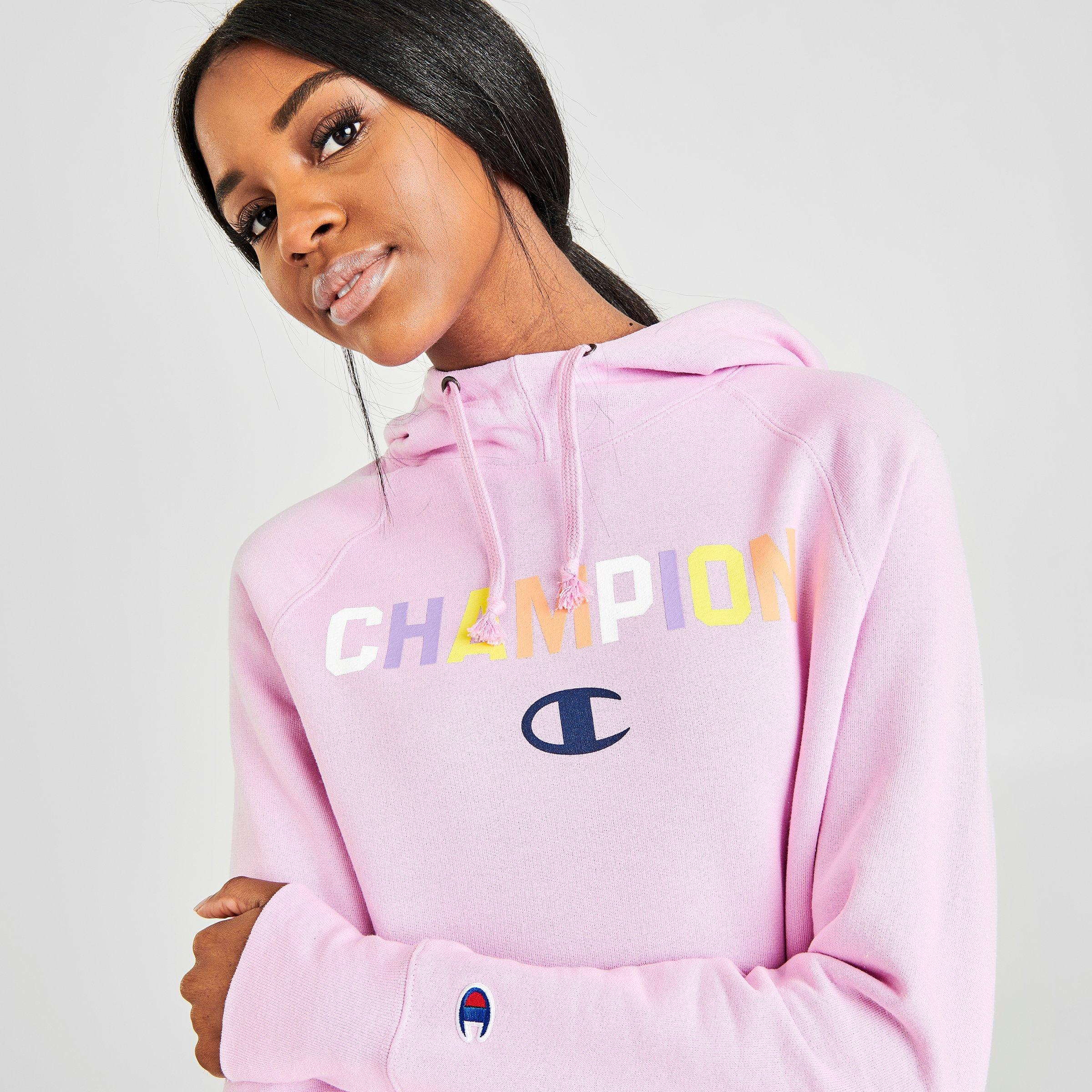 multicolor champion hoodie