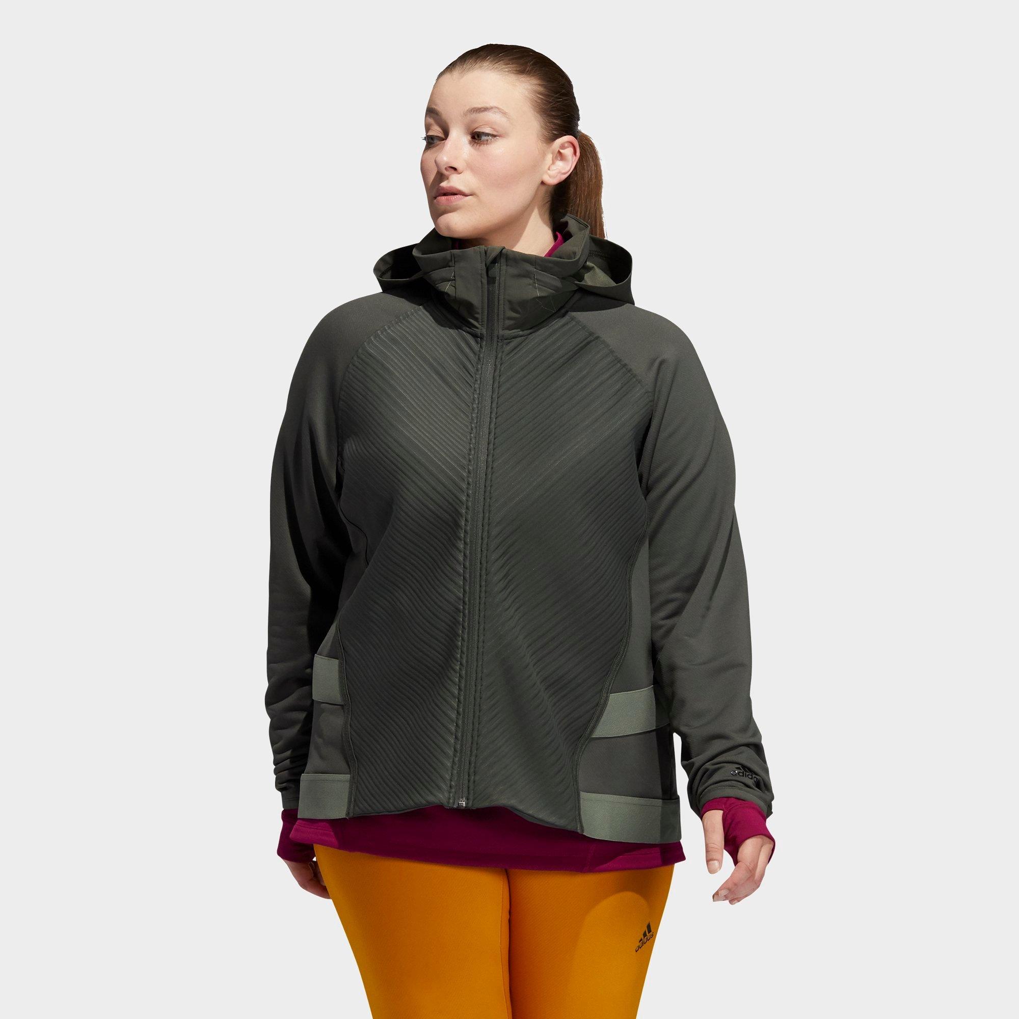 adidas women's plus size jackets