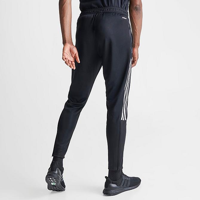 Back Right view of Men's adidas Tiro 21 Track Pants in Black Click to zoom