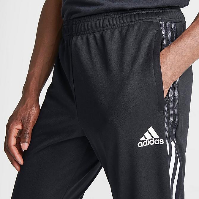 On Model 5 view of Men's adidas Tiro 21 Track Pants in Black Click to zoom