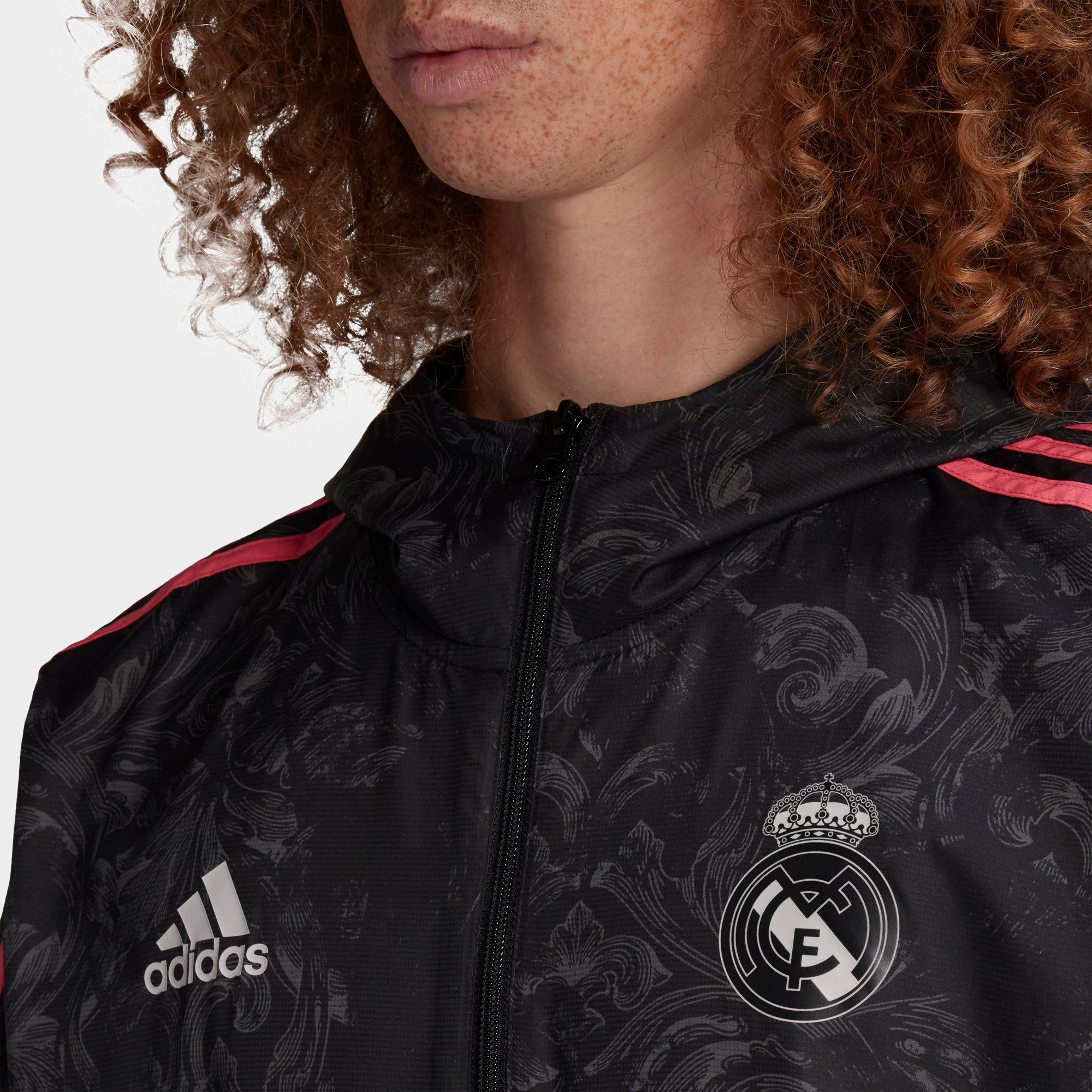 real madrid windbreaker jacket