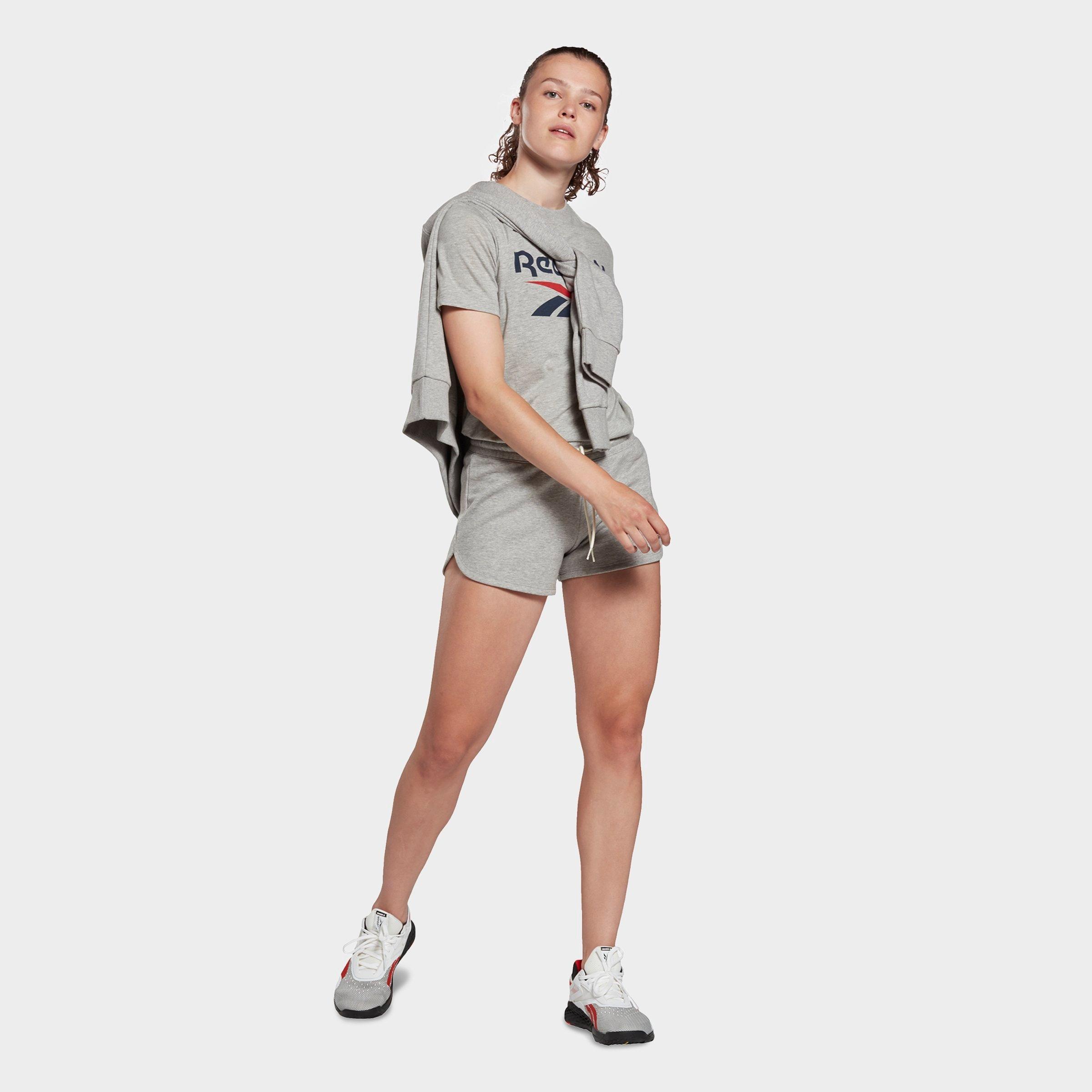 french terry jogger shorts