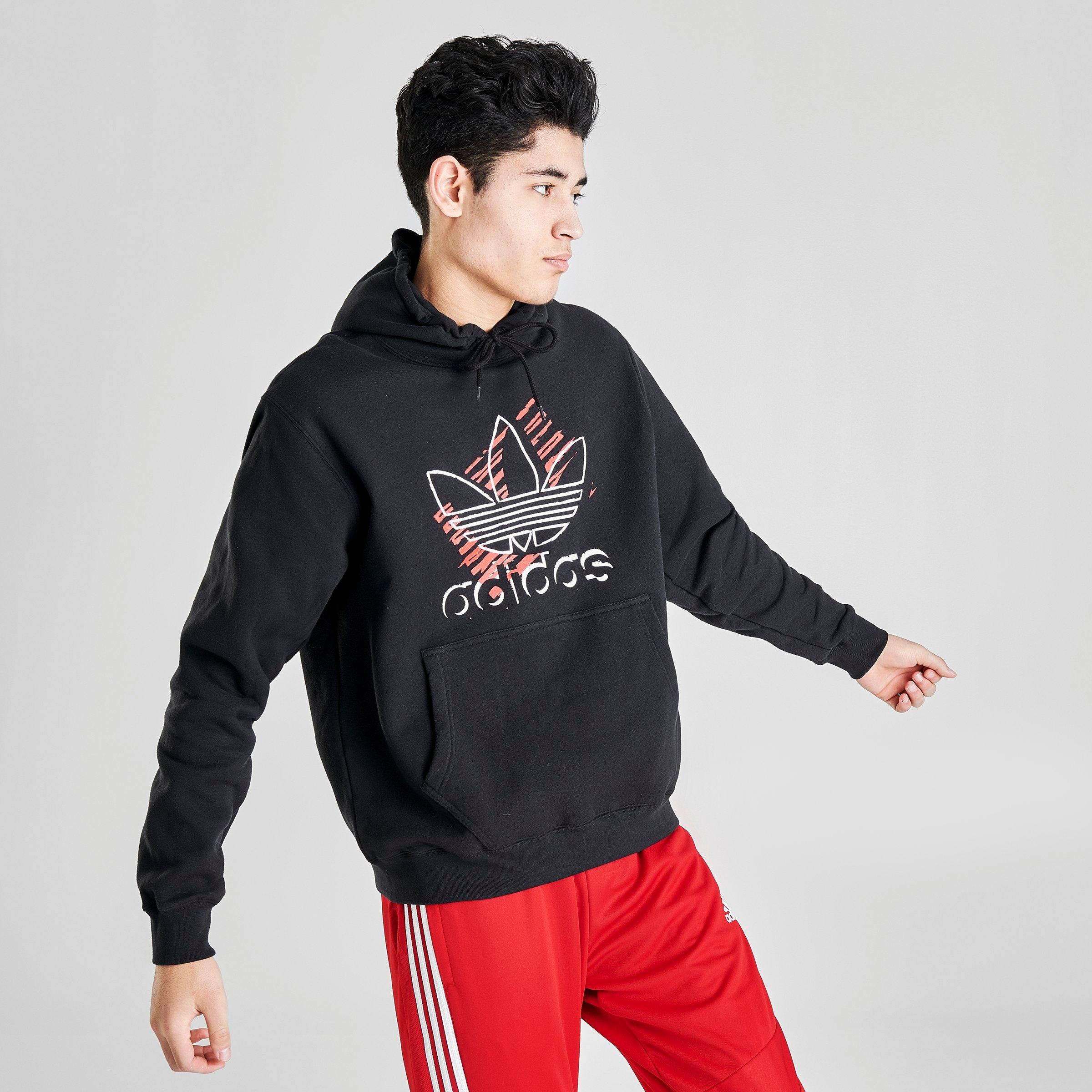 adidas originals box trefoil graphic sweatshirt