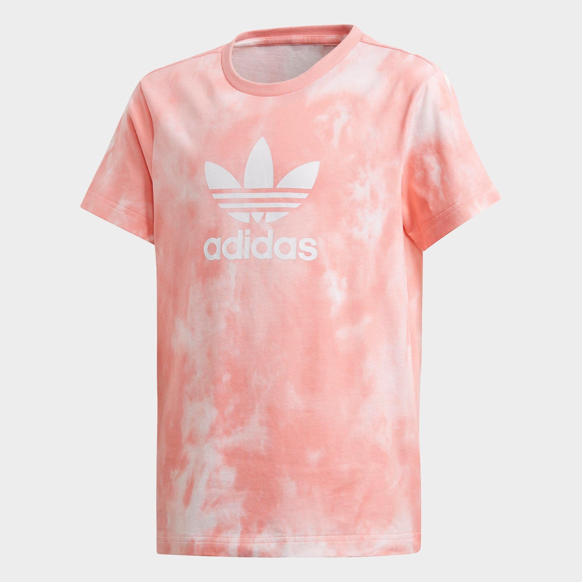 Girls' adidas Originals Tie-Dye Trefoil T-Shirt | Finish Line