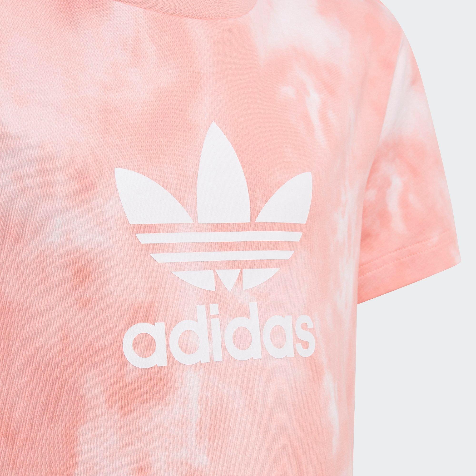 peach adidas outfit