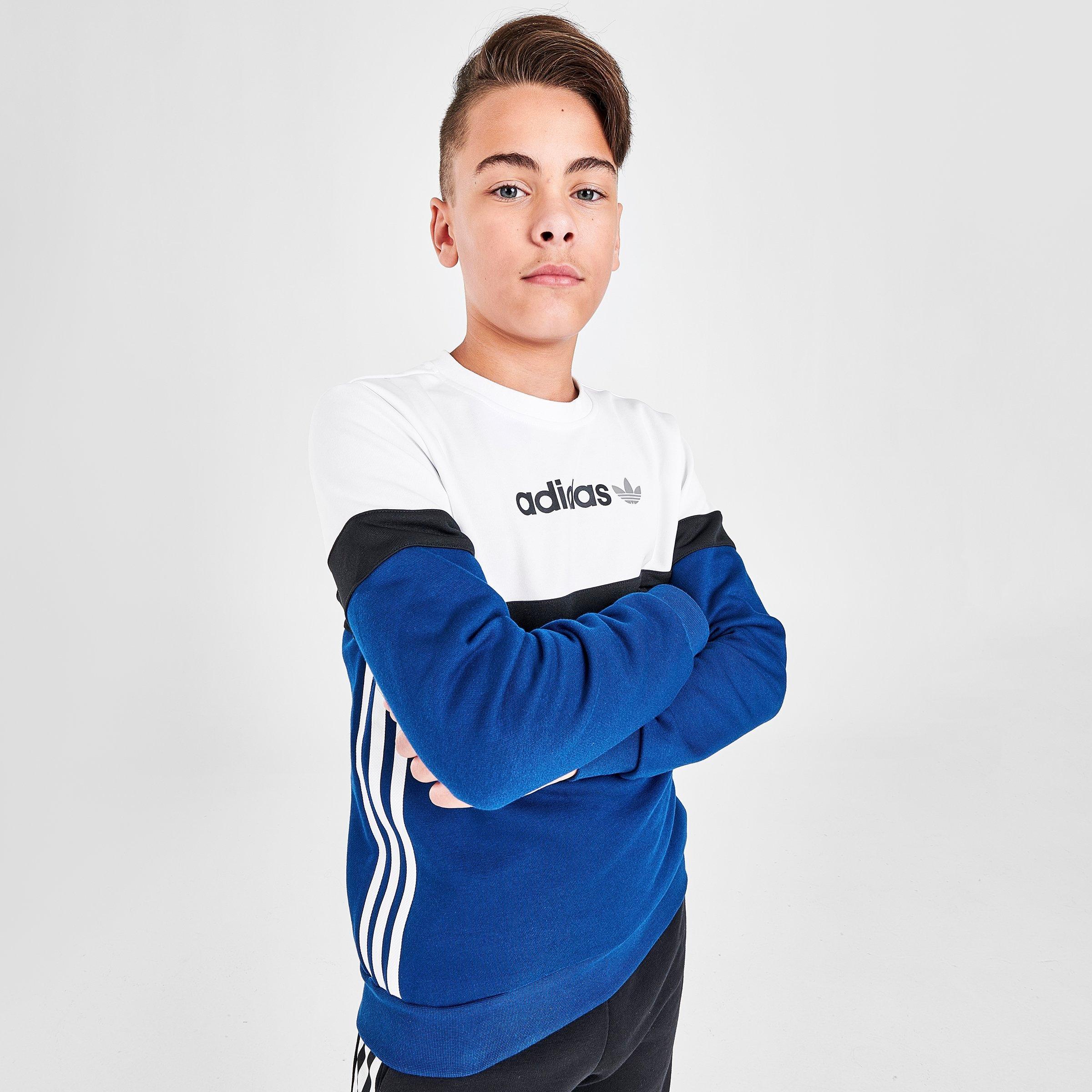 adidas original fleece crew sweatshirt