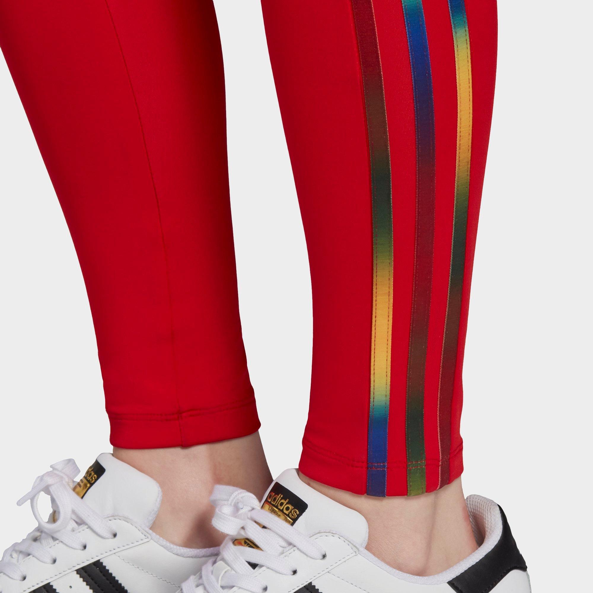 adidas stage suit red