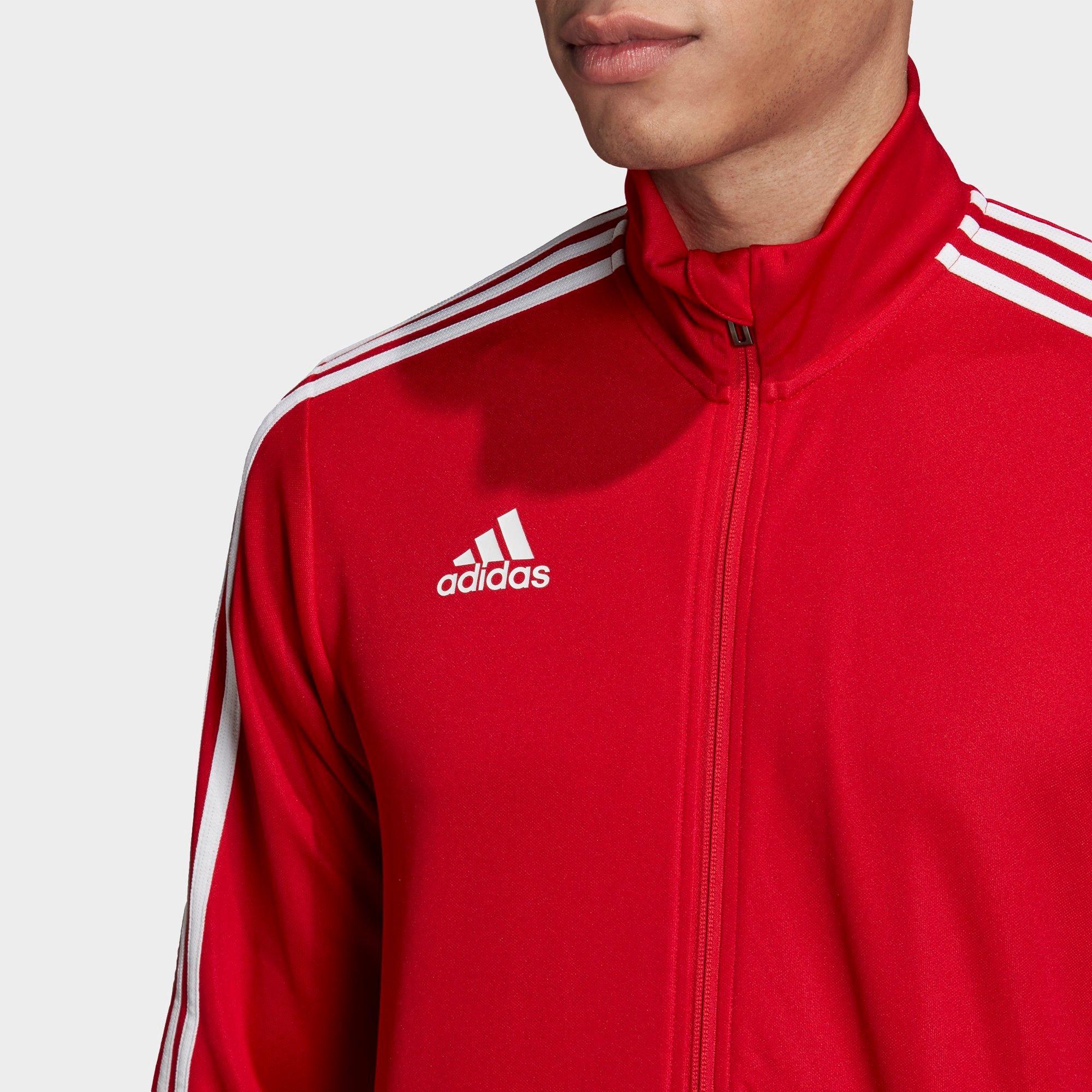 superstar track jacket power red