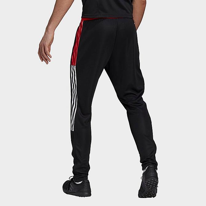 Back Left view of Men's adidas Tiro Reflective Track Pants Click to zoom