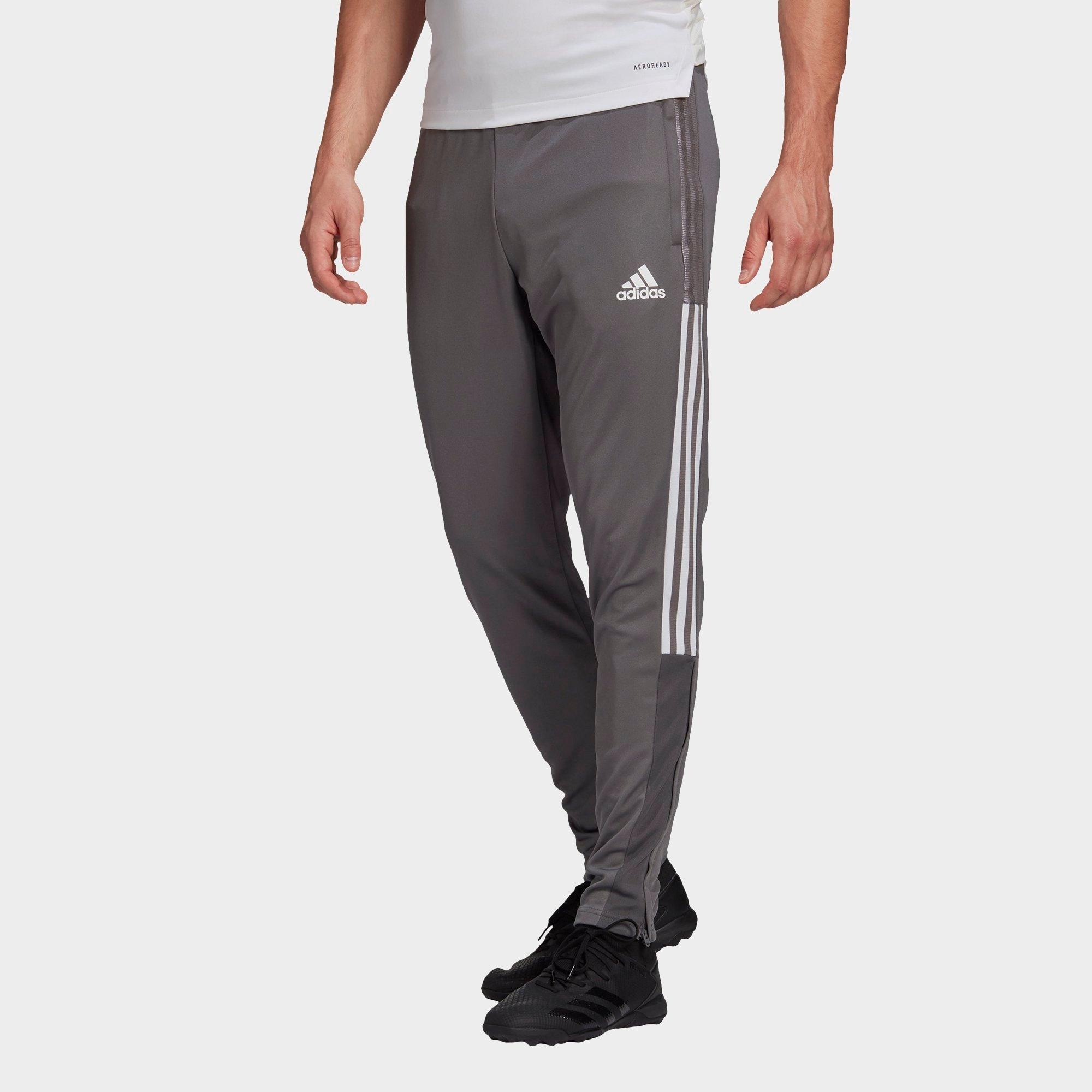 nike solid men's grey track pants