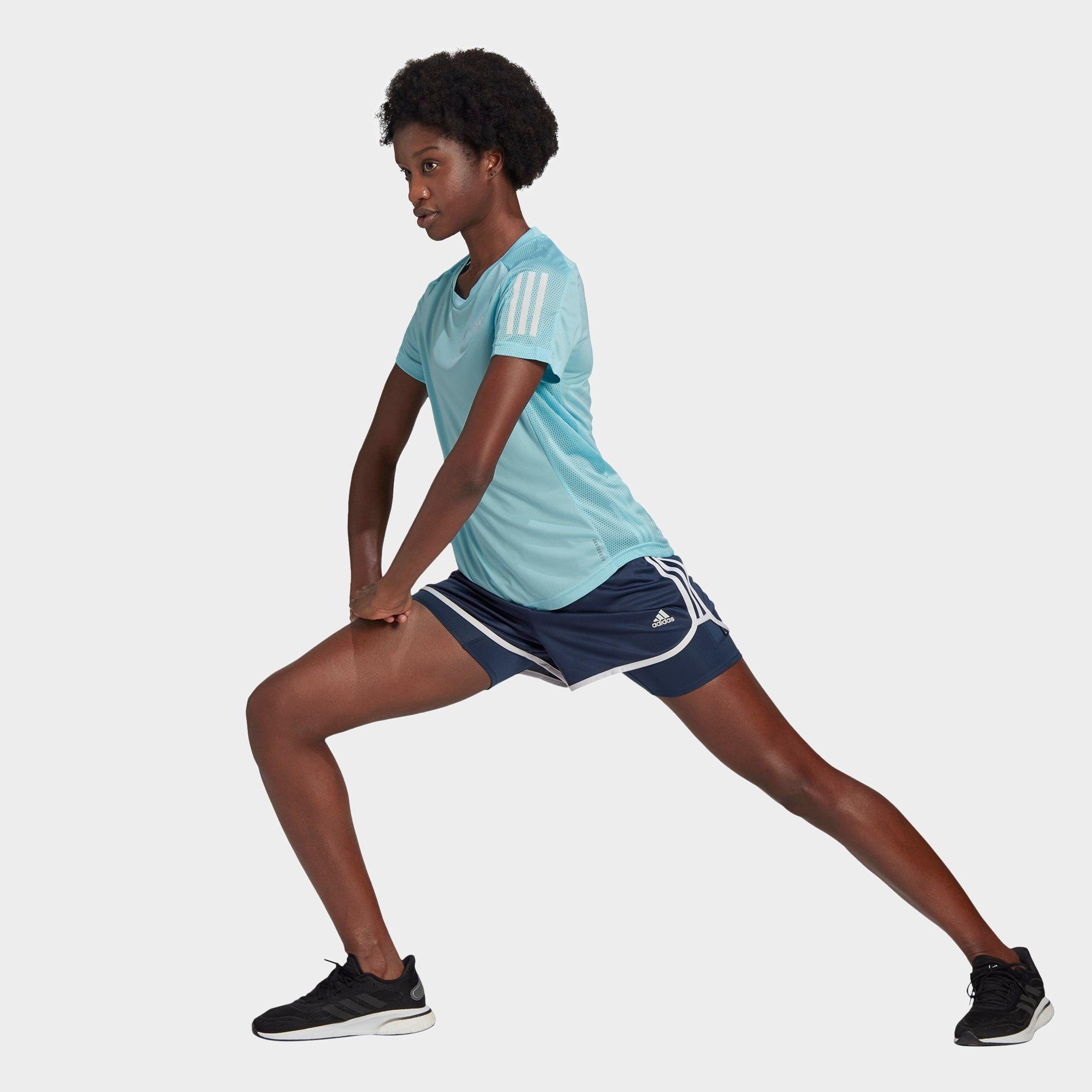 adidas two in one running shorts