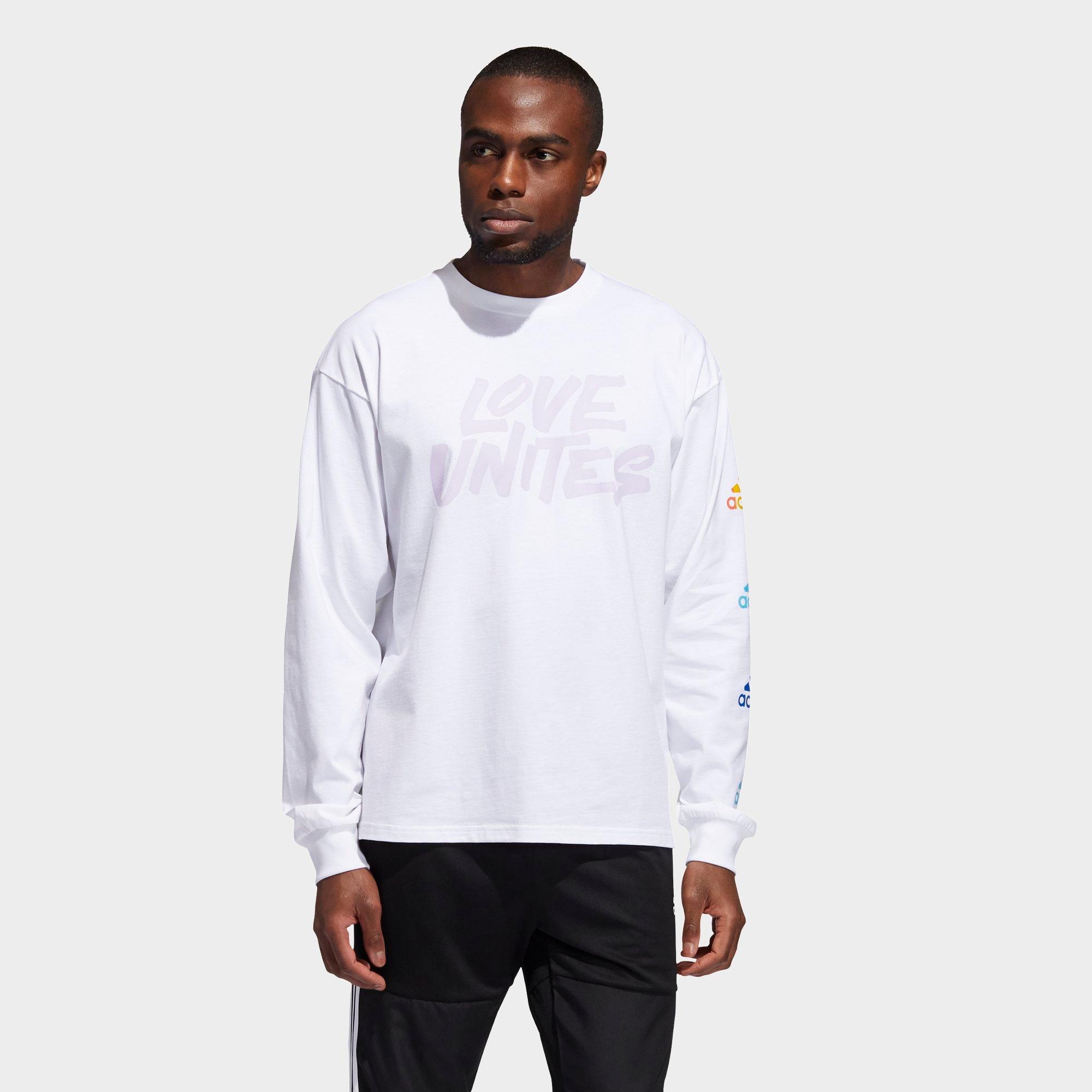 adidas long sleeve sweatshirt