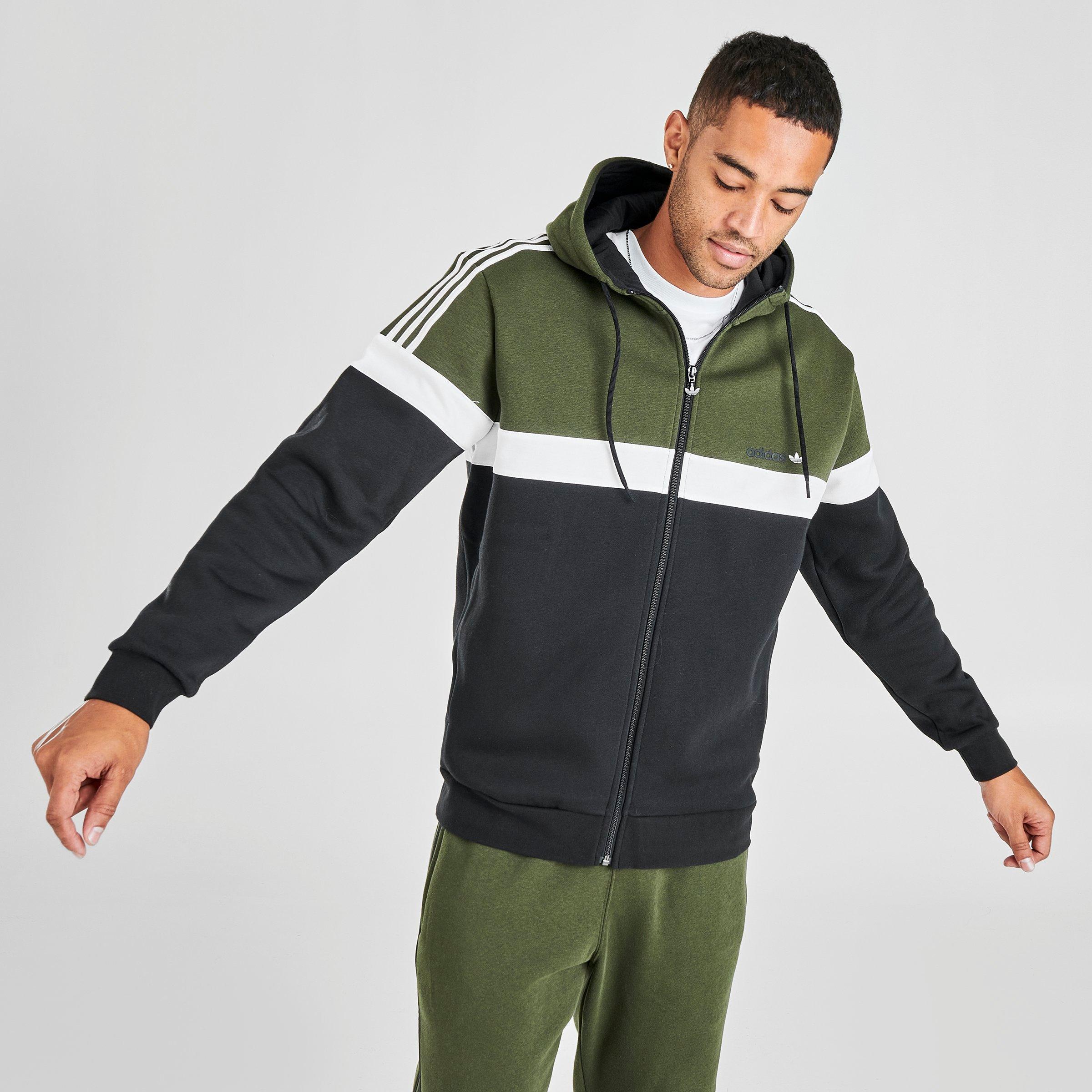 adidas originals linear full zip hoodie