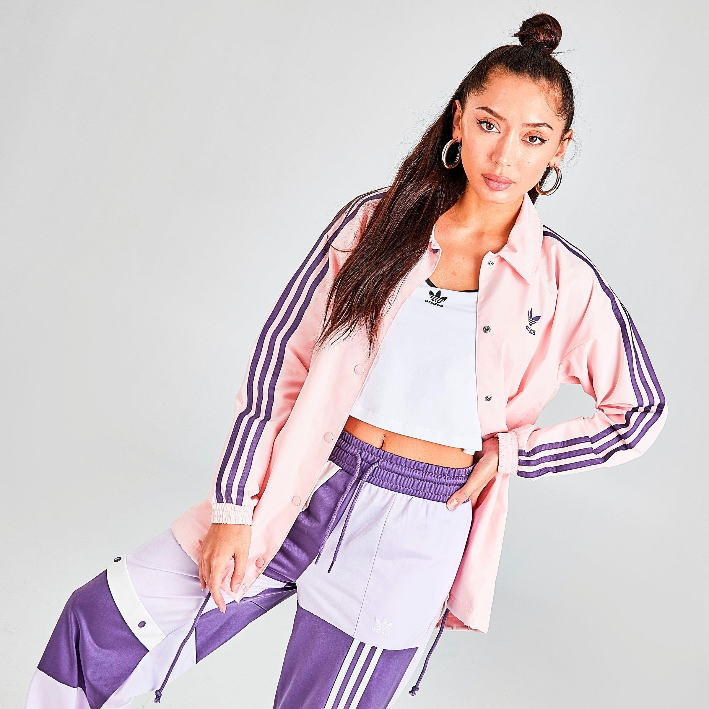 adidas girl jacket pink